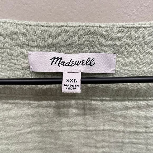 Madewell Lightest Spun Cover-Up Drawstring Romper Plus Size XXL - Picture 5 of 9